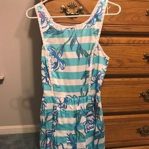 lilly pulitzer blue striped dress